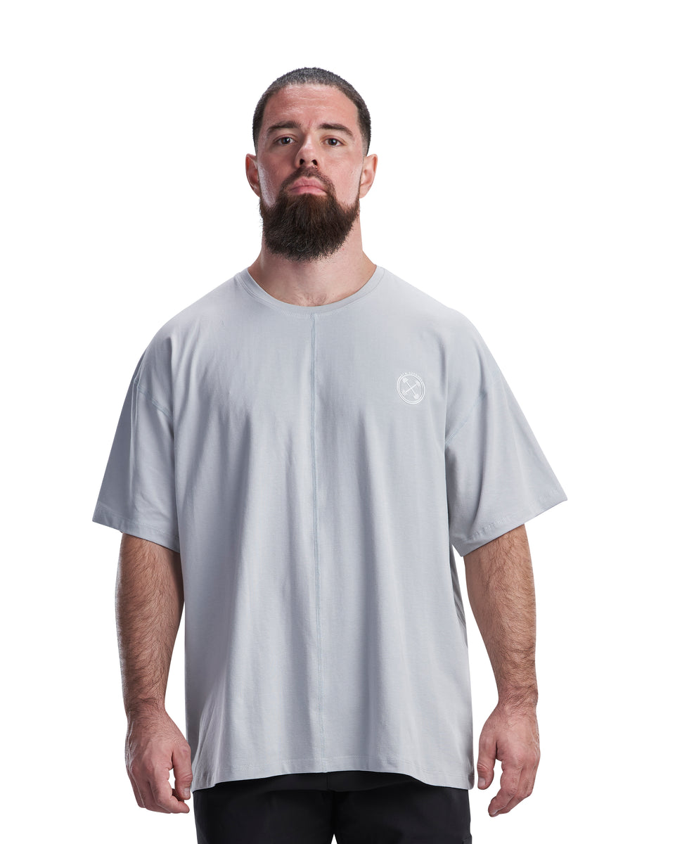 BARREAHOLIC, Barre T-shirt, Oversized Gym Tee, Trendy Workout Tee