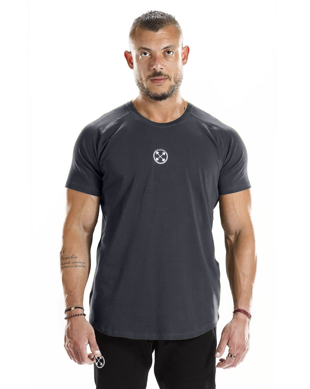 Bar-Basic Raglan T-shirt [Cotton/Lycra] - T-Shirt - Gym Apparel Egypt