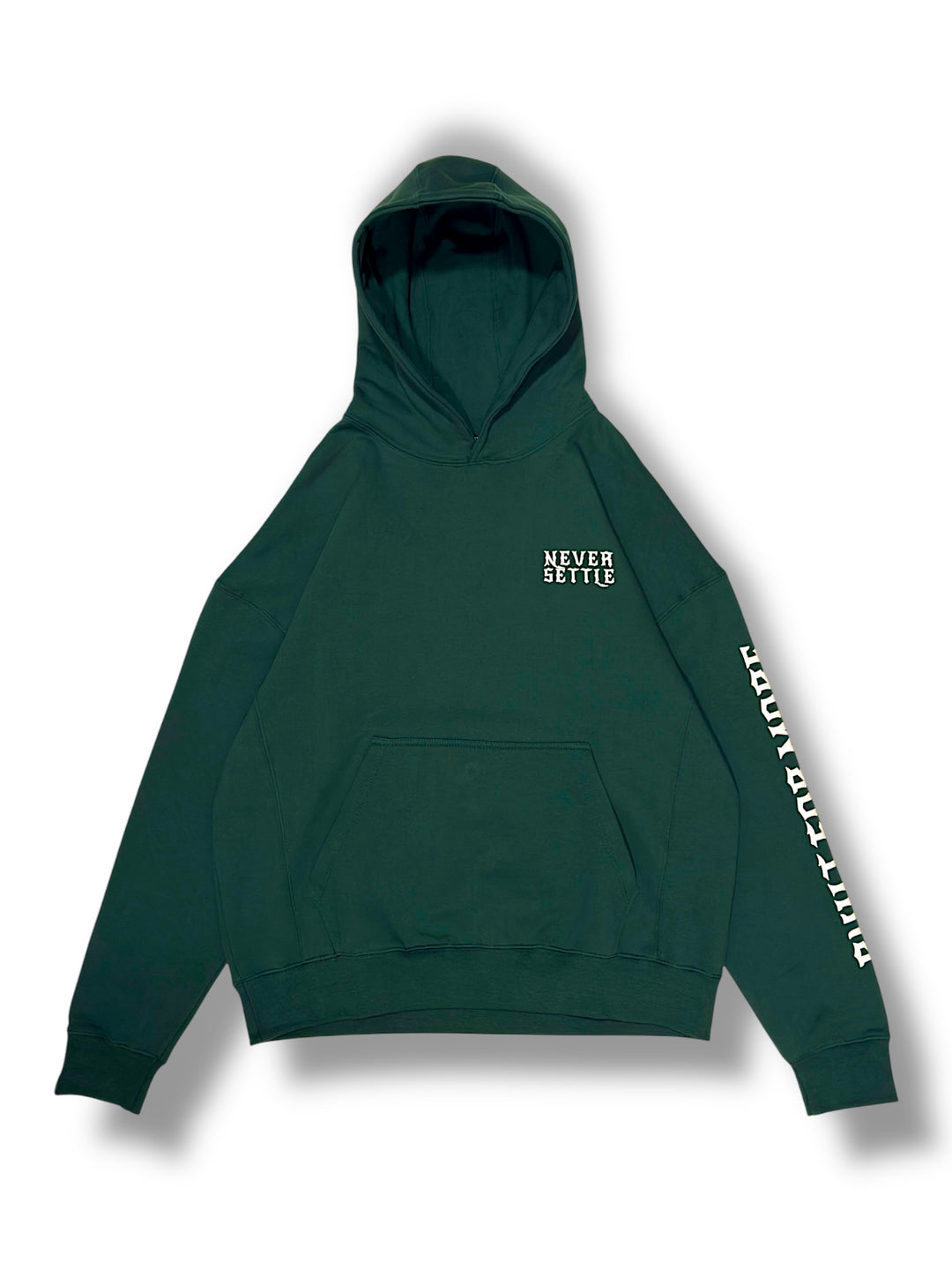 Never Settle Oversized Hoodie V2 [Limited Edition]