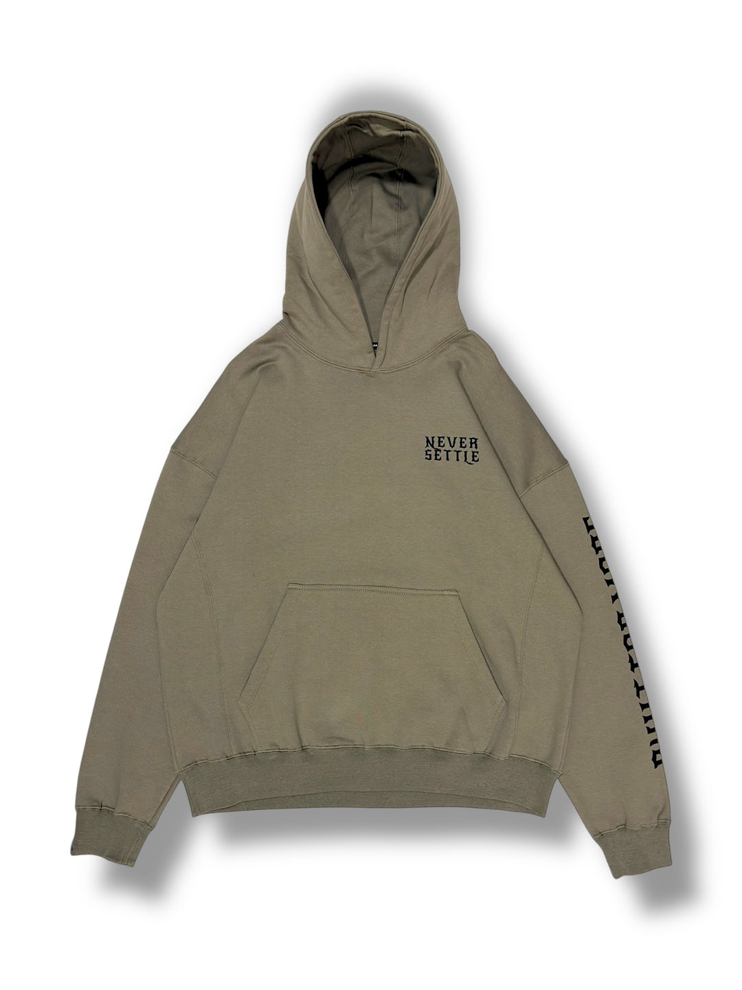 Never Settle Oversized Hoodie V2 [Limited Edition]