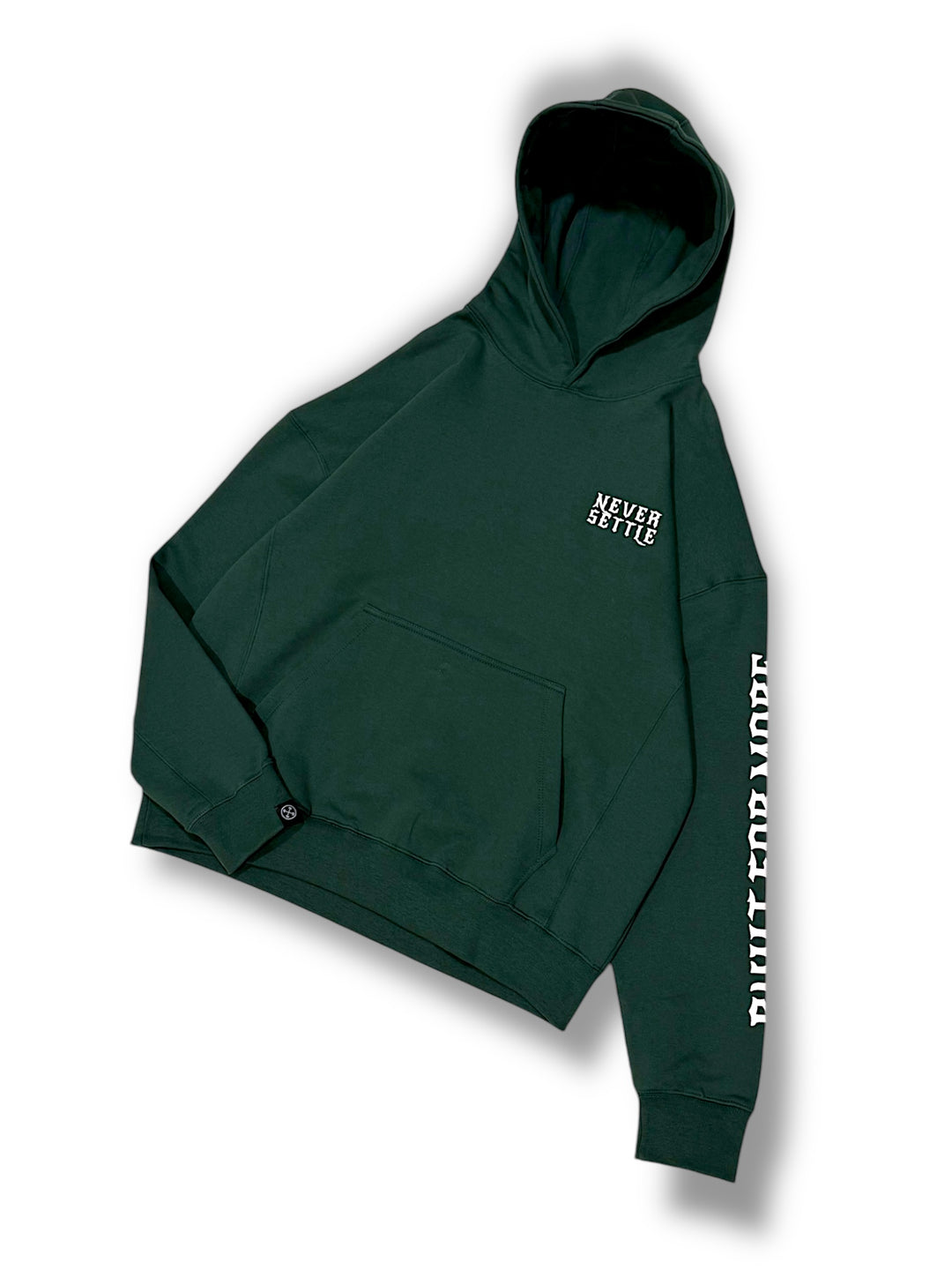 Never Settle Oversized Hoodie V2 [Limited Edition]